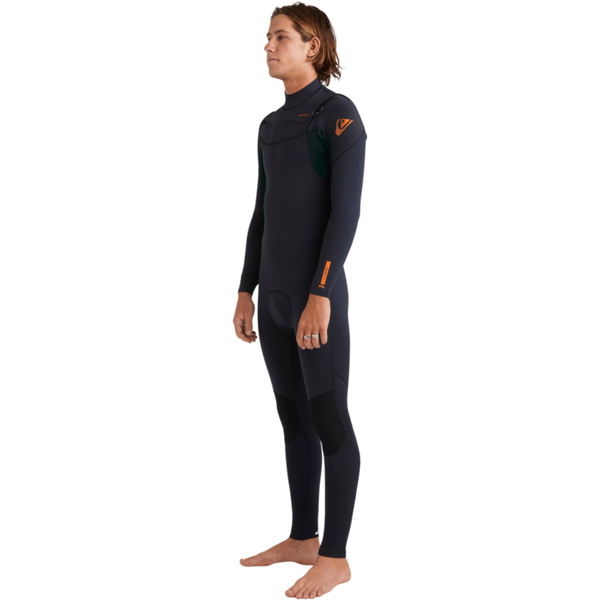 2026 Quiksilver Mens Everyday Sessions 3/2mm Chest Zip Wetsuit 25AW213510 - Jade
